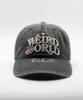 Wieoldeuwoldeu Acro Logo Pigment Ball Cap Black