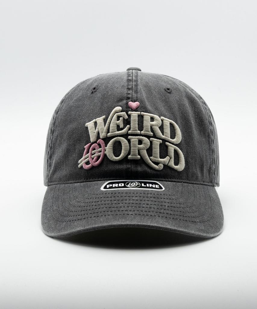 Wieoldeuwoldeu Acro Logo Pigment Ball Cap Black
