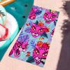Fashion Tropical Leopard Beasts Towel Soft Pool Gift For Travel Gym Shower Camping Quick Dry Sports Large Beach Towels