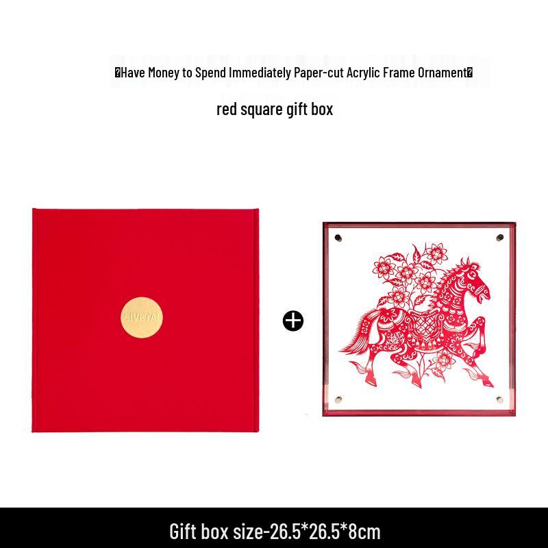 Chinese Intangible Heritage Shadow Puppet Lion Qilin Wall Decor - Handmade Festive Housewarming Gift