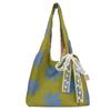 New Japanese Korean Style Beach Canvas Bag Fresh Flower Single Shoulder Bag Large Capacity Casual Vest Women's Bag