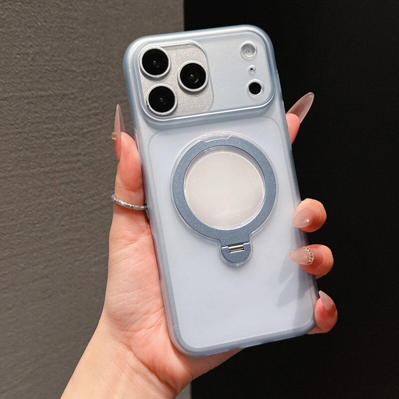 

iPhone 17 Pro Max Ice Mist Magnetic Bracket Case, Drop-proof Protective for Apple 16 16 PRO