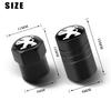 4Pcs Car Tire Valve Stems Cap Aluminum Wheel Stem Air Caps For Peugeot 108 106 406 407 408 206 207 208 306 307 308 508 2008 3008