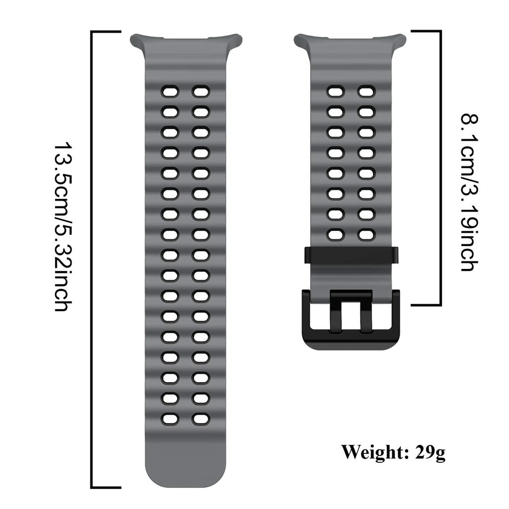 Bracelet Compatible For Samsung Galaxy Ultra 47mm Soft Breathable Two-Color Watchstraps for Samsung Galaxy Ultra 47mm Watchband