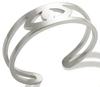 Wholesale High End Waterproof Three-dimensional M Letter Hollow Stainless Steel Finger Ring Trendy for Women Personalize Jewelry