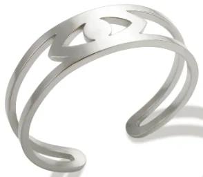 Wholesale High End Waterproof Three-dimensional M Letter Hollow Stainless Steel Finger Ring Trendy for Women Personalize Jewelry