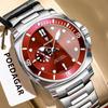 POEDAGAR Luxury Men's Wristwatch Waterproof Luminous Date Stainless Steel Watch Quartz Business Sports Watches