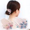 Hair Accessories for Girls - New Collection of Alloy Diamond Hair Comb and Rhinestone Hairpin, Featuring a Five-Tooth Comb and All-Match Plate Design