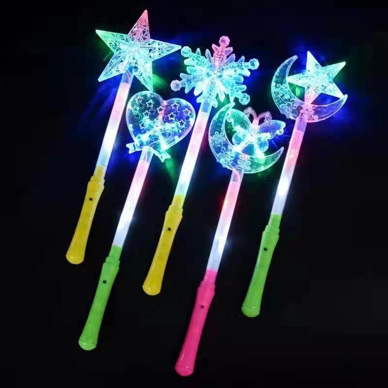Children's Flashing Magic Wand - Luminous Glow Stick for Night Markets & Festivals