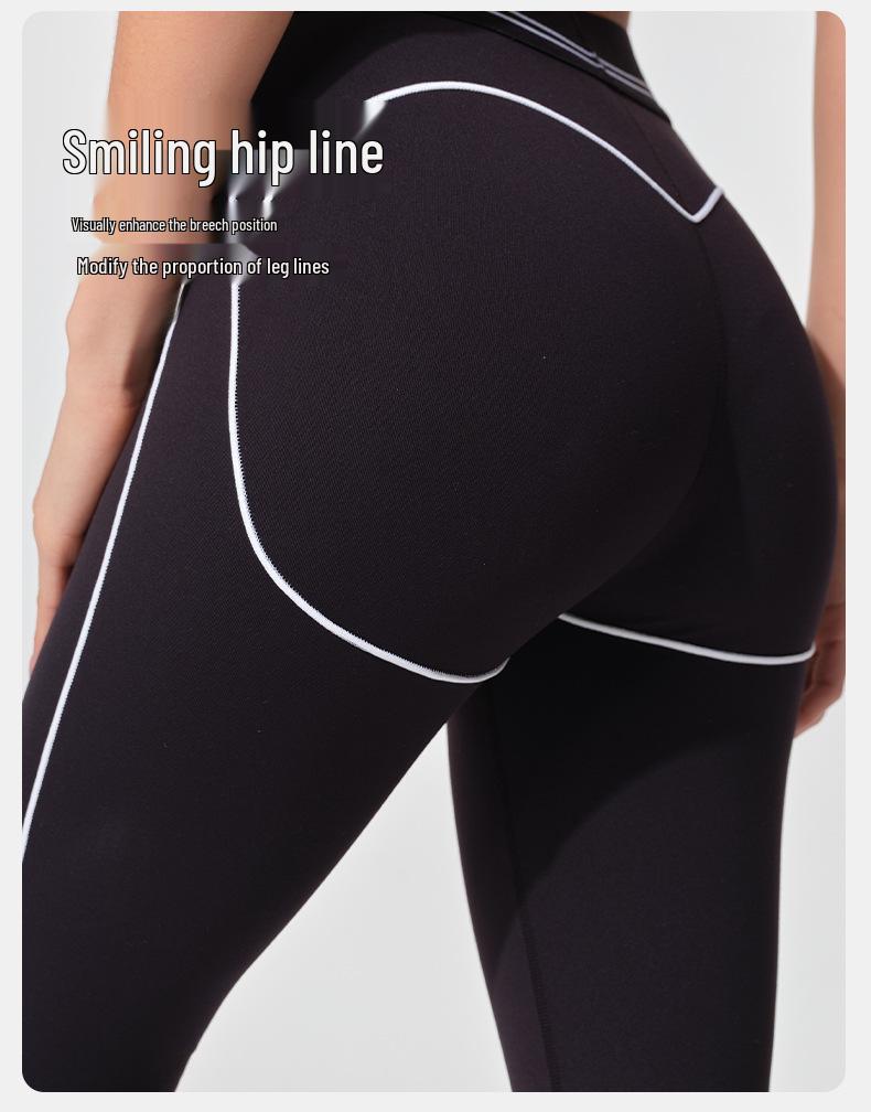 Women's Color-Block Sports Yoga Set: High-Intensity Sports Bra & High-Waisted, Hip-Lifting Yoga Pants