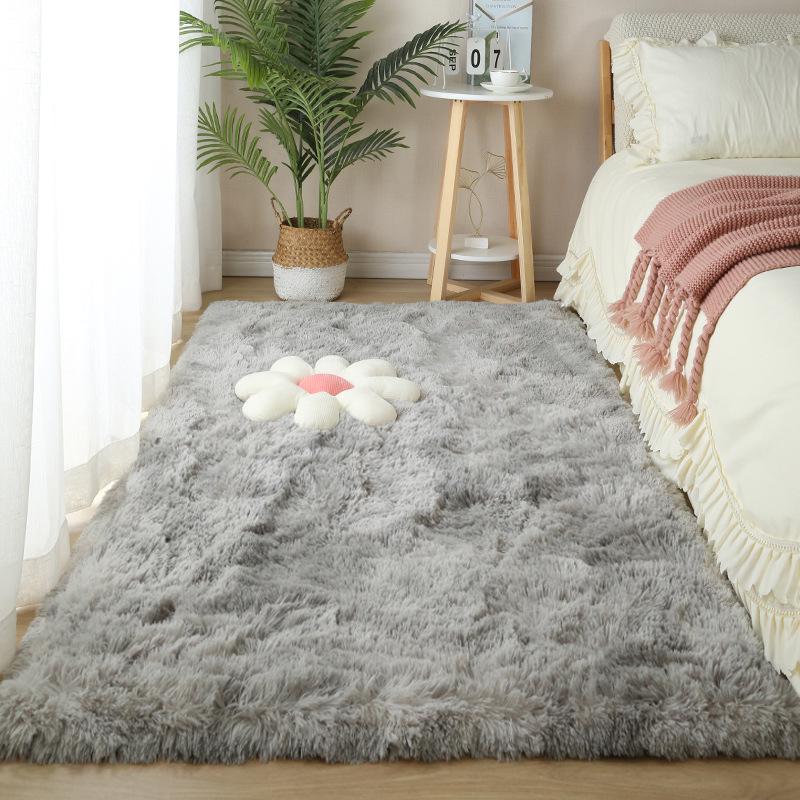 Plush Long Hair Bedside & Living Room Carpet