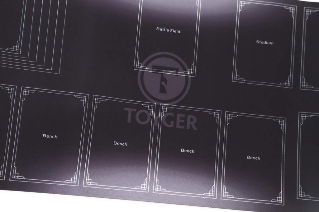 TOYGER Compact Playmat Length Approx. 23cm TYPE2 (Pokemon Card Compatible) Black