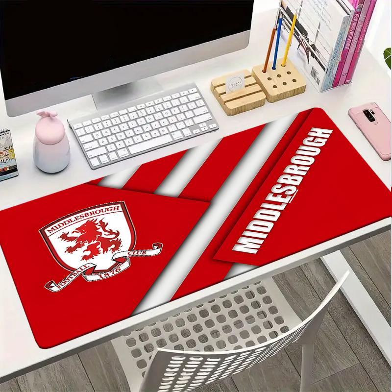 Middlesbrough Football Club Crest Mouse pad, Gaming Mouse Pad, keyboard pad, Desk Decor for computer notebook Fan Gift Birthday Gift
