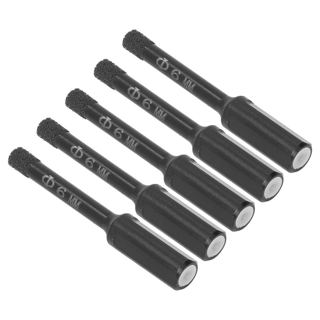 5 Peças Broca Diamantada Uso Duplo Úmido Seco Limpo Eficiente Abertura de Furo Conjunto Serra Copo Diamantado para