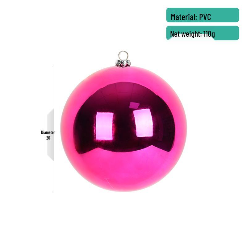 6-30cm Christmas Ornaments: Shiny, Matte & Glitter Balls In Gold, Silver, Red & Green - Plastic Tree Decorations