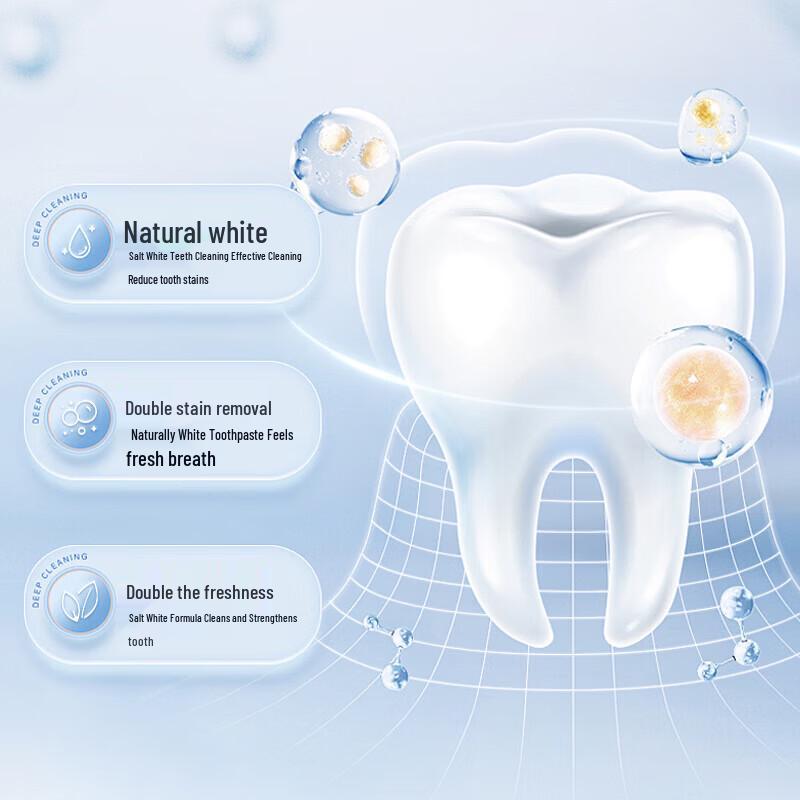 Crest Salt White Cool Mint Toothpaste (6 X 90g)