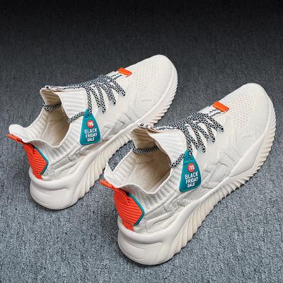 Men's Summer Breathable Mesh Sports Shoes Versatile for Spring and Autumn Anti Odor Street Board Shoes Teenagers' Running Shoes