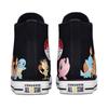 POKEMON/Pokemon x Converse Chuck Taylor All Star "First Partners" Trendy High-Top Canvas Shoes Unisex Black