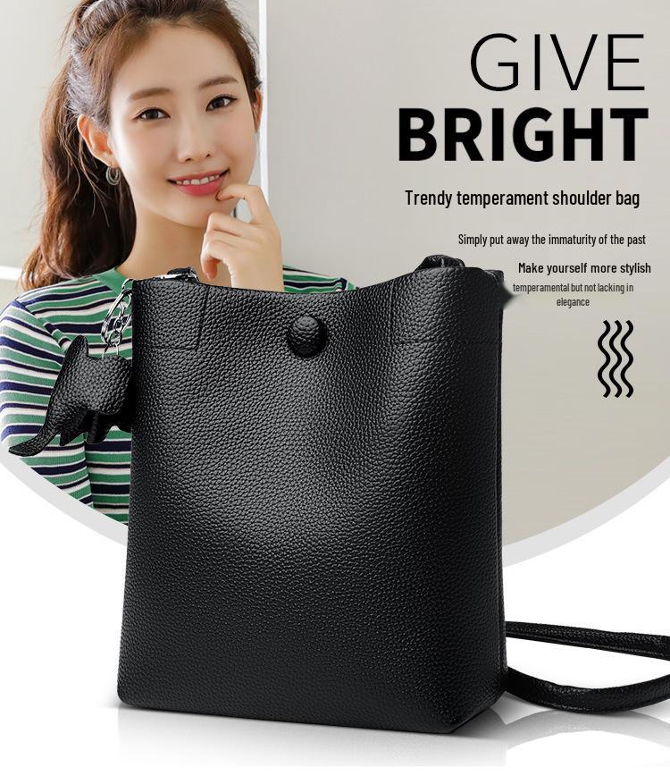 2025 Women's Minimalist Soft Leather Crossbody Backpack - Lightweight and Versatile Phone Bag