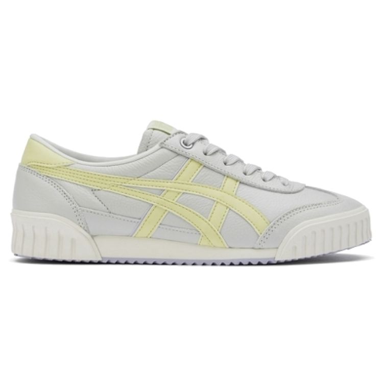 ONITSUKA TIGER Machuation Leather Casual Breathable Low-Top Sneakers Women Sneakers White Yellow 1182A595-020