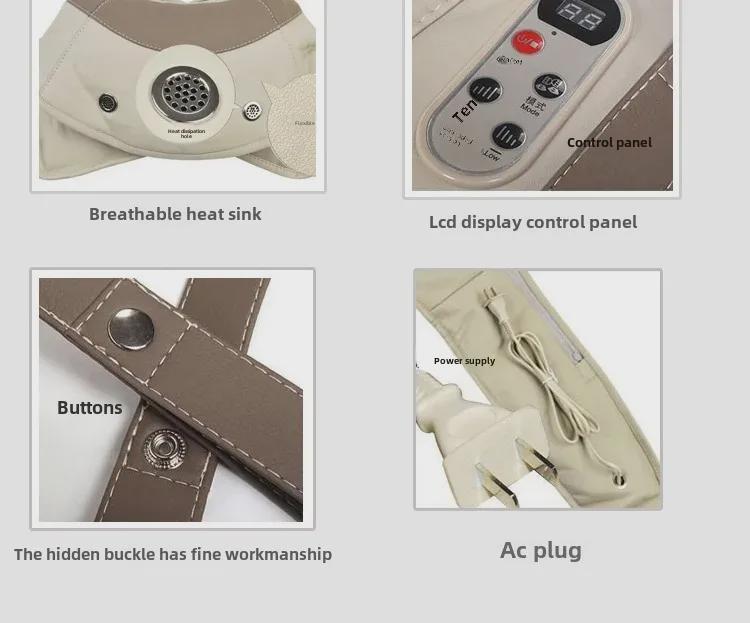 Multifunktionaler Ganzkörper-Massagegerät mit Heizung für Nacken, Taille, Rücken & Schultern – Simuliert menschliche Massage & Klopfen