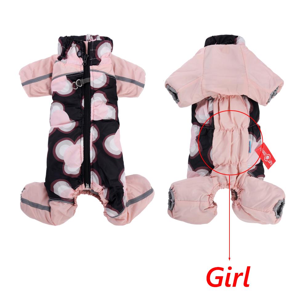 Winter Warm Male Female Dog Jumpsuit for Small Dogs Puppy Pomeranian Poodle Rompers Waterproof Pet Overalls Mascotas Clothes