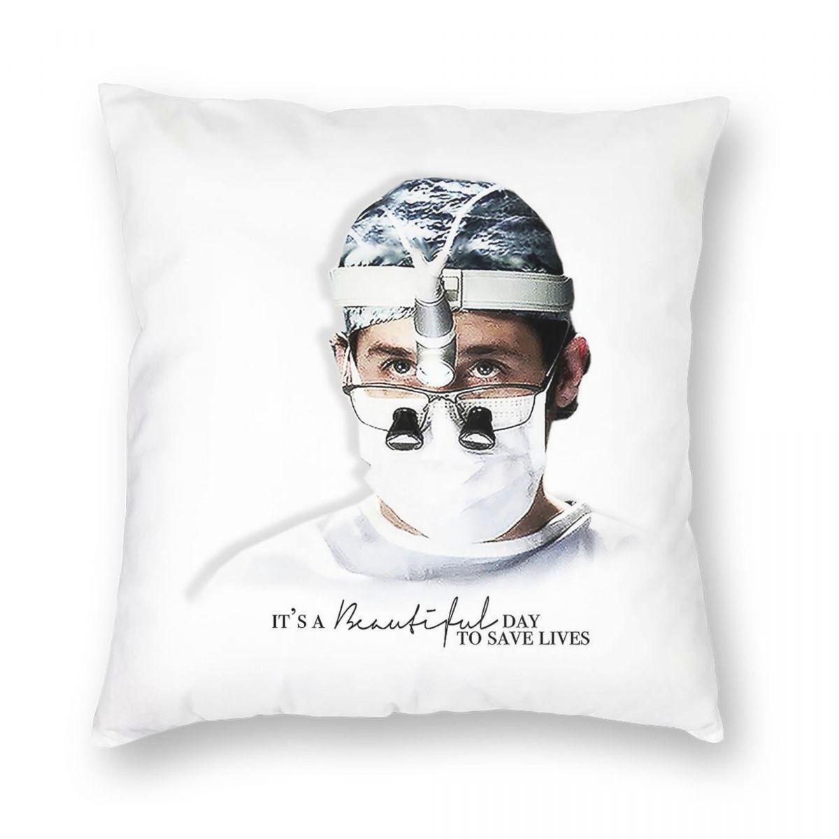 Анатомия Грейс Дерек Шепард Квадратная Наволочка Полиэстер Лен Бархат Креативная Декоративная Наволочка Чехол для Подушки в Автомобиль 45x45 30cmx30cm