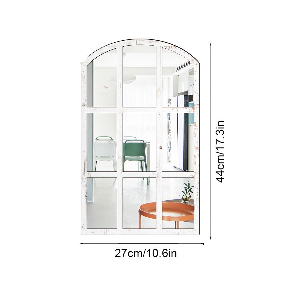 3D Vindusbue Akryl Speilklistremerke - Selvklebende Treveggdekor