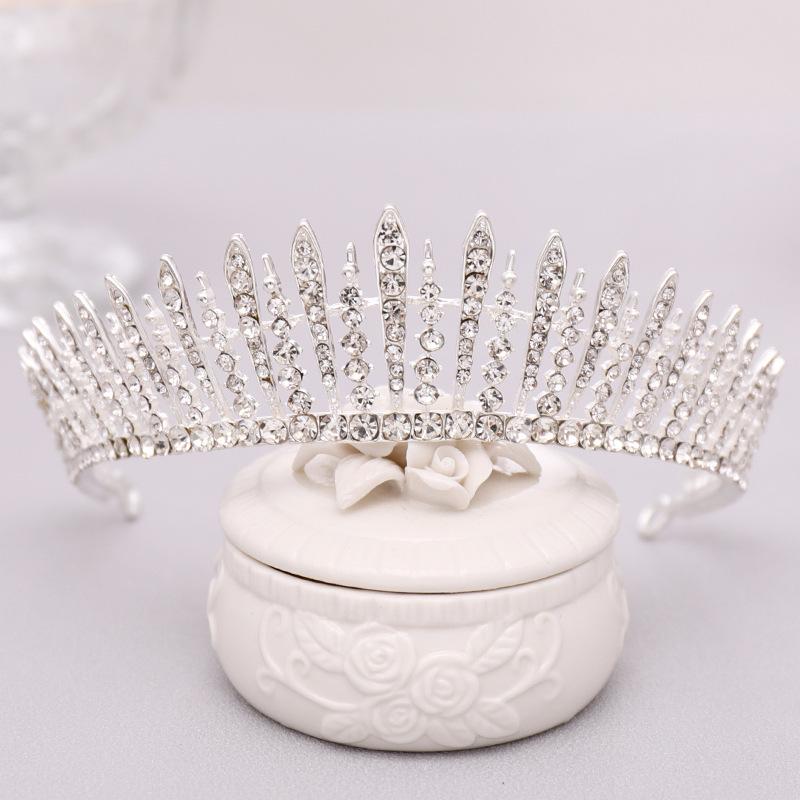 European and American Crystal Crown Headbands  Bridal Wedding Tiaras  Performance Tiaras