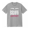 Brow Artist Eyebrow T Shirt Lovers Beauty Cosmetics Estheticians Micro Blading Vintage Washed Graphic Versatile Stretched