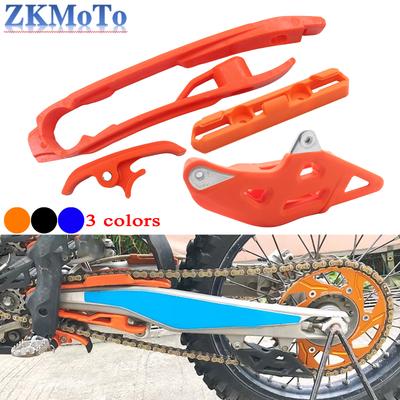 Swingarm Chain Slider Kit Chain Guard Guide Brake Hose Clamp For KTM SX SXF XC XCF For HUSQVARNA FC FS FX TC TXi FX350 2016-2022