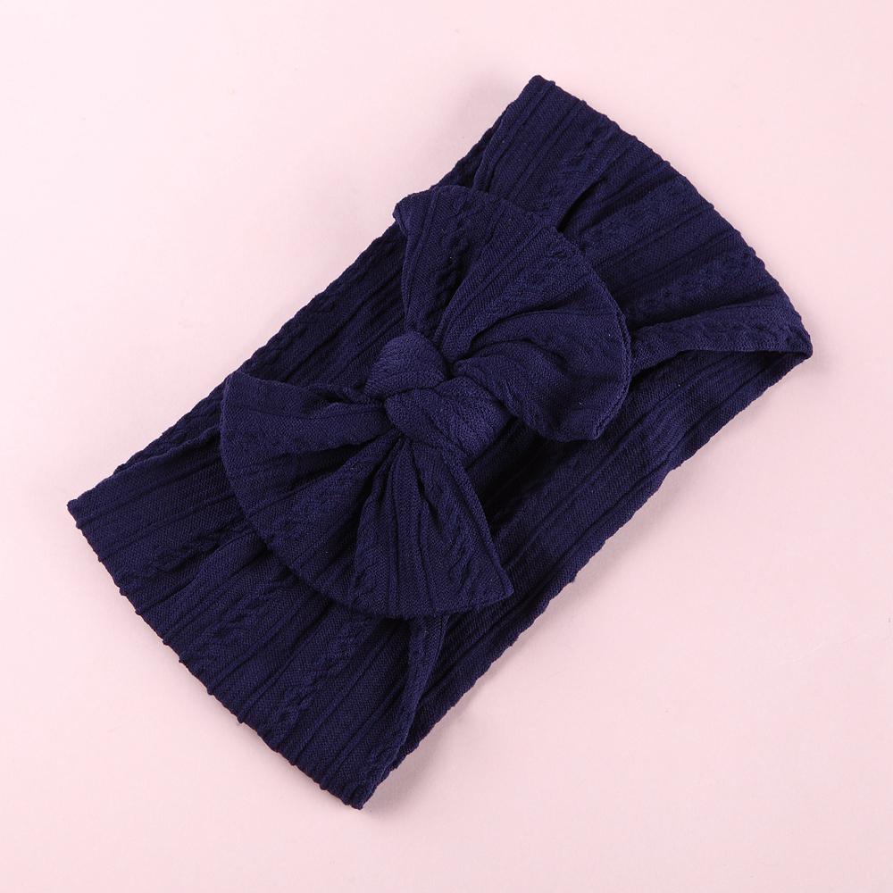 1 Pezzo Fascia per Testa Neonato per Bambine Lavorata a Maglia Elastica Turbante per Bambini Fiocchi per Bambini Morbido Nylon Cappelli per Bambini Accessori per Capelli 32 Colori