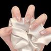 Verlaufende Bernstein-Goldfolie Abnehmbare Nagelsticker - Herbst/Winter-Kollektion