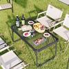 Tragbarer Faltbarer Netz-Campingtisch für Outdoor-Picknick oder BBQ