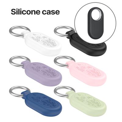 Silikon für SmartTag 2 Weich und Flexibel, Kratz-/Stoßfestes Cover mit Schlüsselring für Tracker