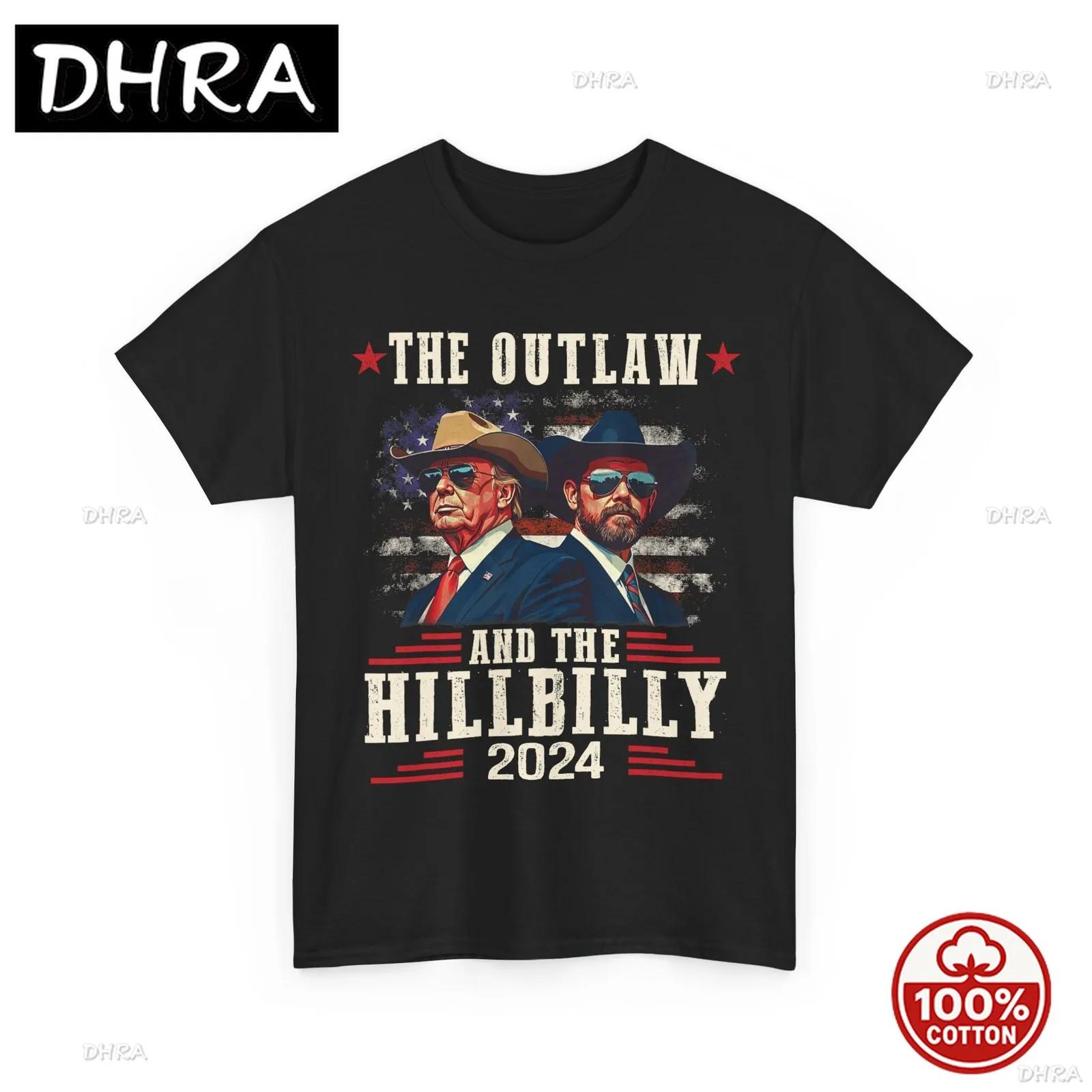 

Vintage The Outlaw and The Hillbilly 2024 TShirt with Streetwear Design for Girls Soft T Shirts Short Sleeve Tee Minimalist 4XL