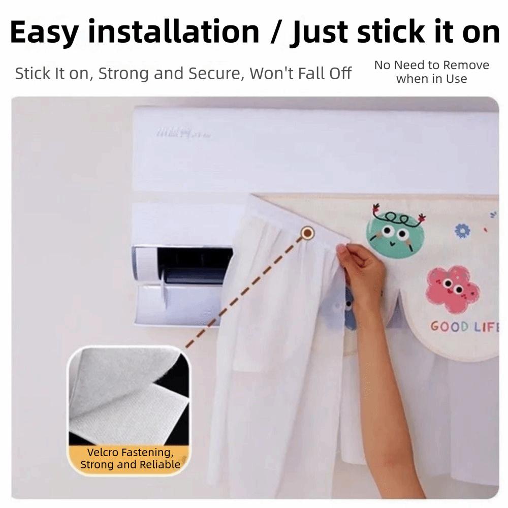 Adhesive Air Conditioning Wind Curtain Cartoon Air Conditioning Baffle Office Use