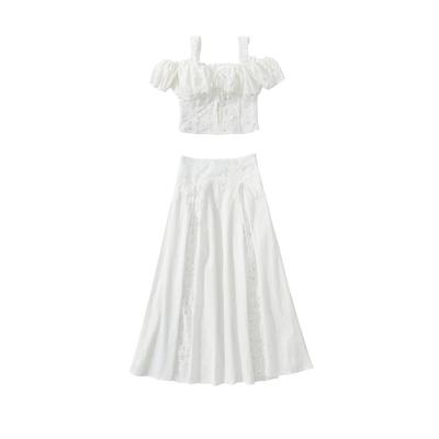 Autumn European & American Style Women's Fashion Top and Skirt Set