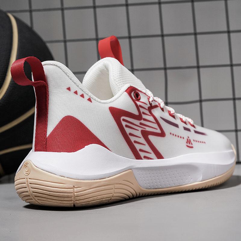 Low-Top Basketballschuhe für Herren und Damen, Mesh Atmungsaktiv, Rutschfest, Abriebfest, Praktisch, Stoßdämpfend, Leichtgewichtig,