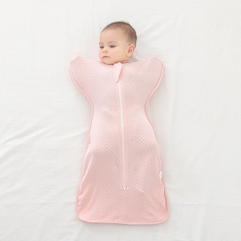 Baby Swaddle Sleep Sack With Breathable Mesh For Newborns And Infants