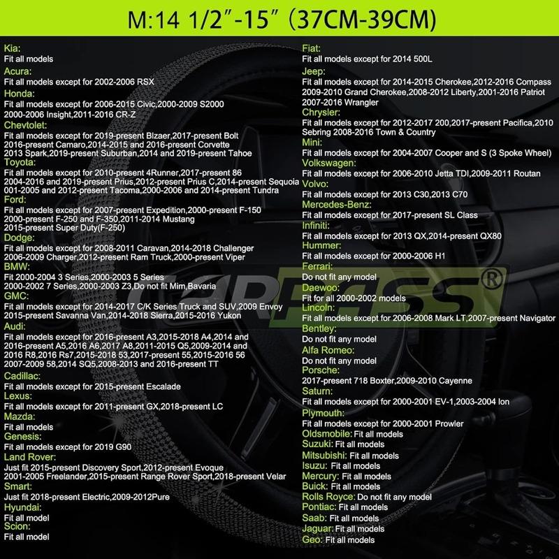 Black Faux Suede 14.515 Inch Memory Foam Steering Wheel Covers Breathable AntiSlip Odorless Steering Wheel Universal Fit for Me