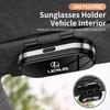 CKU5 Car Visor Sunglass Storage Case Glasses Holder Box Card Clip Accessories For Lexus CT ES GS NX IS250 CT200h IS300h ES300h RX400h