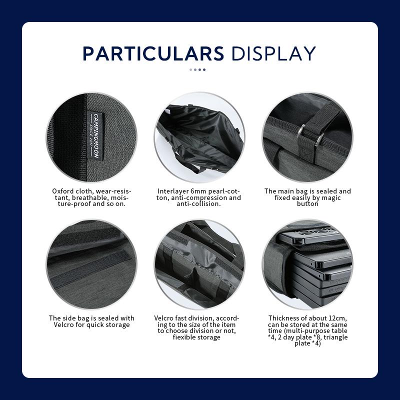 Portable Folding Net Table Storage Bag Multifunctional Camping Outdoor Picnic BBQ Foldable Desk Tablecloth Tote Bag