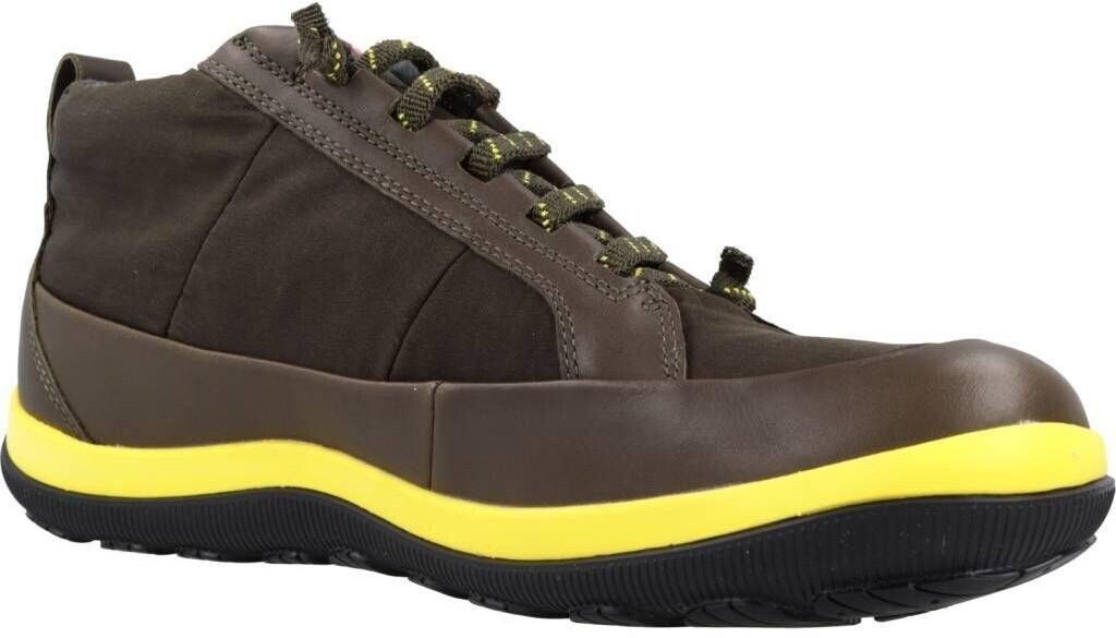 Schnürstiefel Camper 'Peu Pista' dunkelbraun-gelb