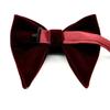 Christmas Gift Women Formal Wear Accessories Bow Knot Bow Tie Horn Bow Ties Neck Tie Planted Velvet