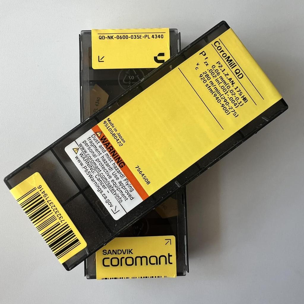 Sandvik / QD-NK-0600-035E-PL 4340 / Original Swedish Hard Alloy Blade 10 Pcs