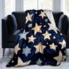 1pc Starry Night Sky Design Blanket Soft Throw for Home Decor, Gift Idea, Living Room .B049