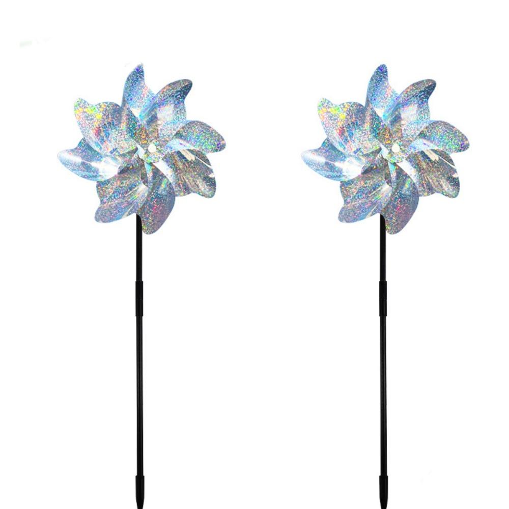 Anti Vögel Kinderspielzeug Windmühle Bunter Vogelabwehrer Neue Reflektierende Windmühle Vogelabwehr