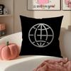 Classic Korea Brand LLMC Cushion Cover Pillowcase Short Plush Invisible zipper Room Sofa Cushion Cover