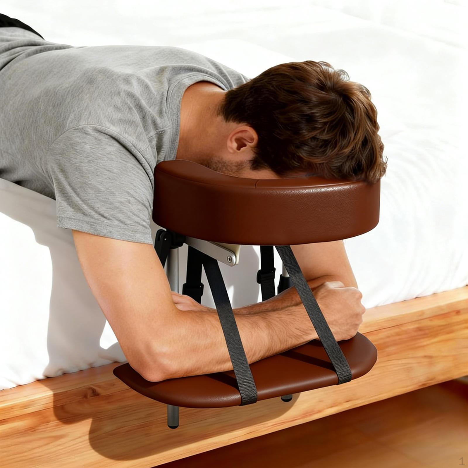 

Massage Head Rest for Mattress Adjustable Height Comfortable Face Down Pillow Professional with
